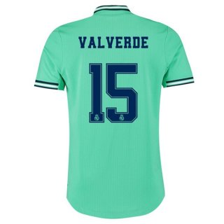 Maillot Real Madrid NO.15 Valverde 3ª 2019-20 Vert