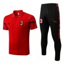 Polo AC Milan Ensemble Complet 2022-23 Rouge