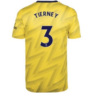 Maillot Arsenal NO.3 Tierney 2ª 2019-20 Jaune