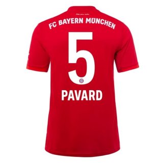 Maillot Bayern Munich NO.5 Pavard 1ª 2019-20 Rouge