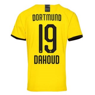 Thailande Maillot Borussia Dortmund NO.19 Dahoud 1ª 2019-20 Jaune