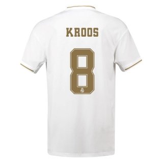 Maillot Real Madrid NO.8 Kroos 1ª 2019-20 Blanc