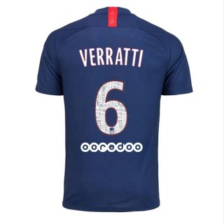 Maillot Paris Saint Germain NO.6 Verratti 1ª 2019-20 Bleu