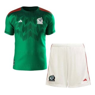 Maillot Mexique 1ª Enfant 2022 Bleu Maillot Mexique 1ª Enfant 2022 Bleu