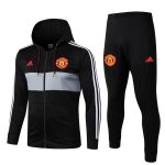 Survetement Manchester United 2019-20 Noir Rouge Gris Survetement Manchester United 2019-20 Noir Rouge Gris