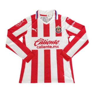 Maillot Chivas 1ª ML 2020-21 Rouge Blanc Maillot Chivas 1ª ML 2020-21 Rouge Blanc