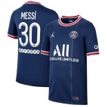 Maillot Paris Saint Germain NO.30 Messi 1ª 2021-22 Bleu