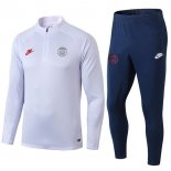 Survetement Paris Saint Germain 2019-20 Blanc Bleu