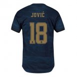 Maillot Real Madrid NO.18 Jovic 2ª 2019-20 Bleu