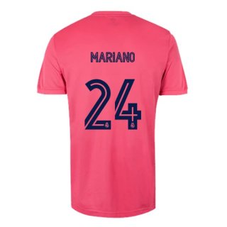 Maillot Real Madrid 2ª NO.24 Mariano 2020-21 Rose Maillot Real Madrid 2ª NO.24 Mariano 2020-21 Rose