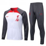 Survetement Liverpool 2022-23 Blanc Gris