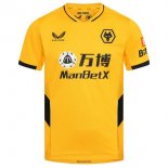 Maillot Wolves 1ª 2021-22 Jaune