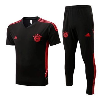 Maillot Bayern Munich Ensemble Complet 2022-23 Noir Rouge