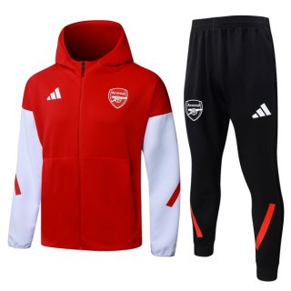 Coupe Vent Capuche Arsenal 2026-27 Rouge