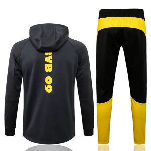 Sweat Shirt Capuche Ensemble Complet Borussia Dortmund 2022-23 Gris