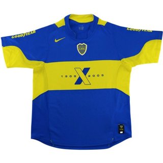 Thailande Maillot Boca Juniors 1ª Retro 2005 Bleu