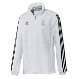 Coupe Vent Real Madrid 2019-20 Blanc Noir