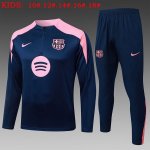 Enfant Sweatshirt Barcelone 2025-26 Bleu Rosa 3