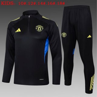 Enfant Sweatshirt Manchester United 2025-26 Noir 5 Enfant Sweatshirt Manchester United 2025-26 Noir 5