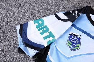 Thailande Maillot Cronulla Sharks 2017 2018 Bleu