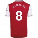 Maillot Arsenal NO.8 D.Ceballos 1ª 2019-20 Rouge