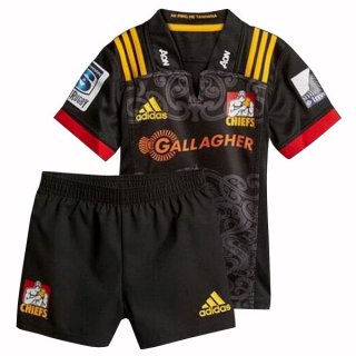 Thailande Maillot Chiefs 1ª Enfant 2018 Noir