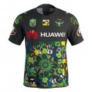 Thailande Maillot Canberra Raiders 2018 Noir Vert