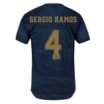 Maillot Real Madrid NO.4 Sergio Ramos 2ª 2019-20 Bleu Maillot Real Madrid NO.4 Sergio Ramos 2ª 2019-20 Bleu