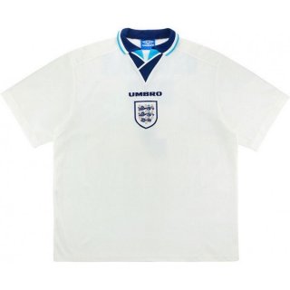 Thailande Maillot Angleterre 1ª Retro 1996 Blanc