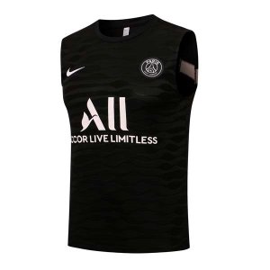 Maillot Paris Saint Germain Sans Manches 2022 Noir