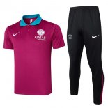 Polo PSG Ensemble Complet 2024-25 Rouge