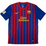 Thailande Maillot Barcelone 1ª Retro 2011 2012 Bleu Rouge