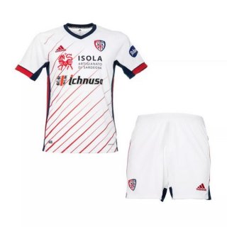 Maillot Cagliari Calcio 2ª Enfant 2020-21 Blanc