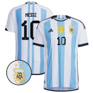 3 étoiles Thailande Maillot Argentine 1ª Messi 2022-23