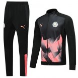 Survetement Manchester City 2019-20 Noir Rose