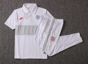 Polo Paris Saint Germain Conjunto Complet 2019-20 Blanc Gris