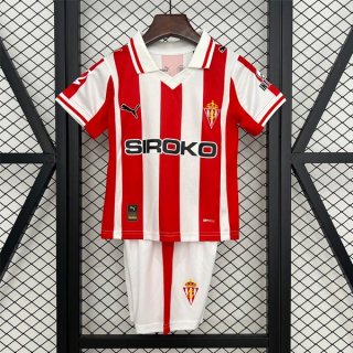 Maillot Sporting Gijon 1ª Enfant 2025-26 Maillot Sporting Gijon 1ª Enfant 2025-26