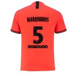 Maillot Paris Saint Germain NO.5 Marquinhos 2ª 2019-20 Orange