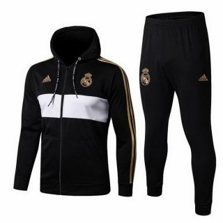 Survetement Real Madrid 2019-20 Noir Blanc