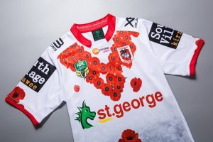 Thailande Maillot St.George Illawarra Dragons 2018 Blanc