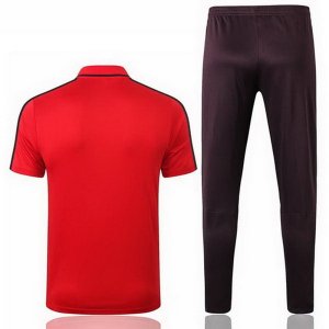 Polo Paris Saint Germain Conjunto Complet 2020-21 Rouge Noir