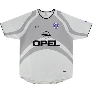 Thailande Maillot Paris Saint Germain 2ª Retro 2001 Gris