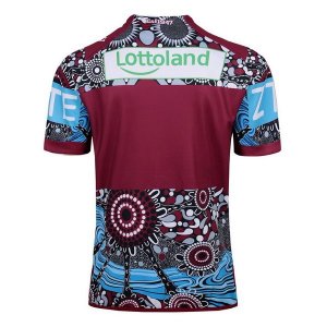 Thailande Maillot Manly Sea Eagles Indígena 2017 2018 Rouge