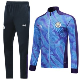 Survetement Manchester City 2019-20 Purpura Bleu