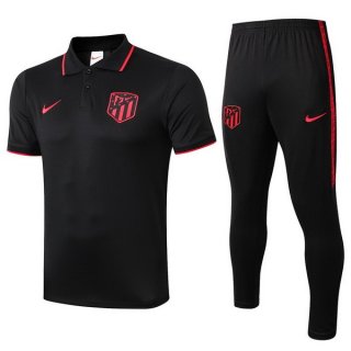 Polo Atlético Madrid Conjunto Complet 2019-20 Noir Polo Atlético Madrid Conjunto Complet 2019-20 Noir