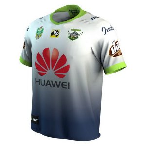 Thailande Maillot Canberra Raiders 3ª 2018 Blanc Bleu