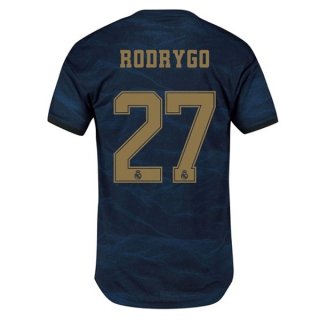 Maillot Real Madrid NO.27 Rodrygo 2ª 2019-20 Bleu