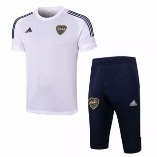 Entrainement Boca Juniors Ensemble Complet 2020-21 Blanc Noir