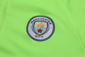 Survetement Manchester City 2019-20 Vert Fluorescent