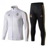 Survetement Real Madrid 2019-20 Blanc Jaune